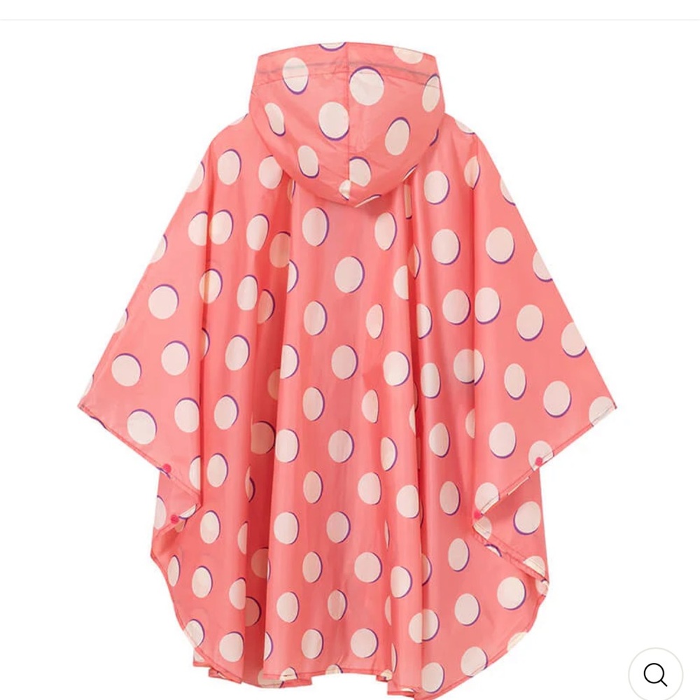 Kids Polka Dot Rain Poncho
